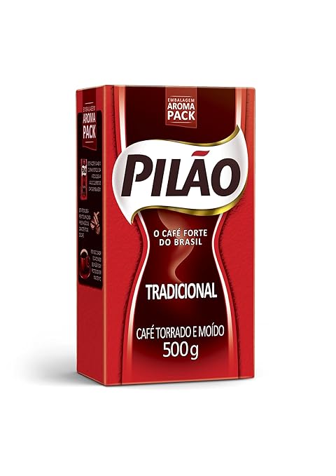 Pilão Traditional Brazilian Ground Coffee 500g