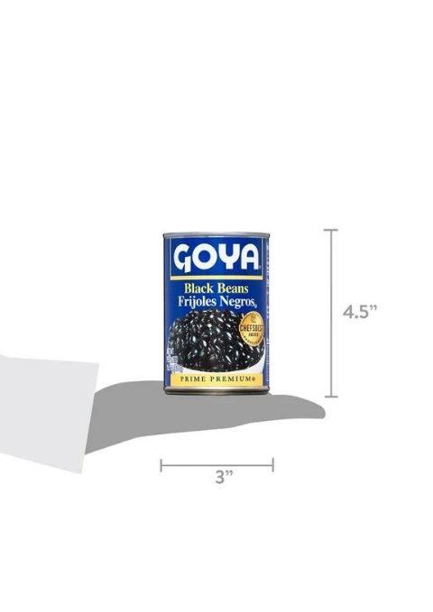 Goya Black Beans, 15.5 oz / 439g