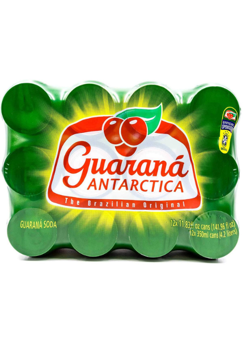 Guarana Antarctica Can 12 X 11.83 fl oz / 350ML