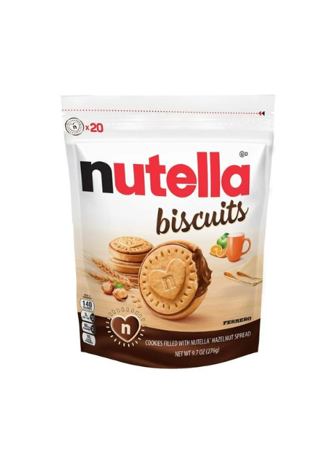 Nutella Biscuits, Sandwich Cookies, 20-Count Bag 9.7oz / 276g