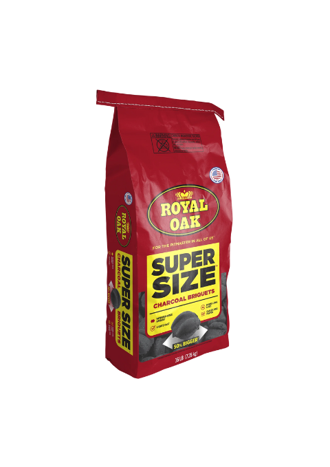 Royal Oak Original SuperSize Briquettes, 16lbs (One Bag)