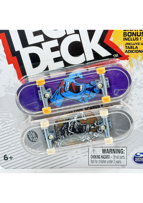 Tech Deck Santa Cruz 2-Pack Fingerboard Skateboard