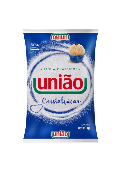 Granulated Cristal Sugar UNIÃO - 2.2Lb / Açúcar Cristal - UNIÃO 1kg