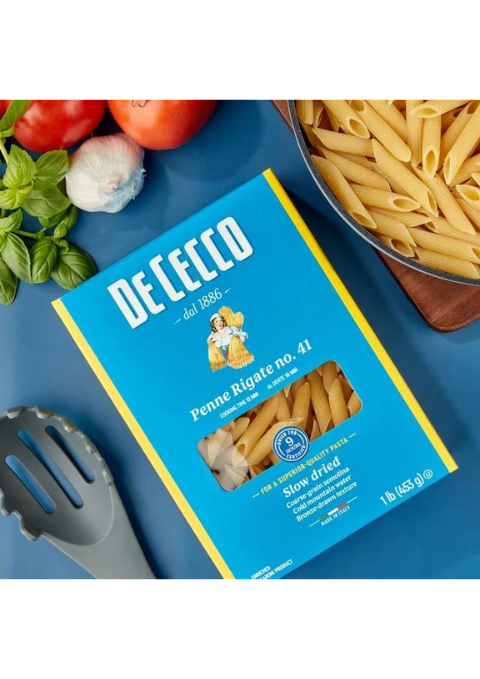 De Cecco Penne Rigate No.41 Pasta, 16 oz / 453g