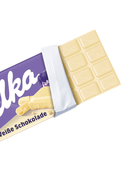 Milka White Chocolate 100g