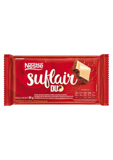 Nestle  Chocolate Suflair Duo 80g